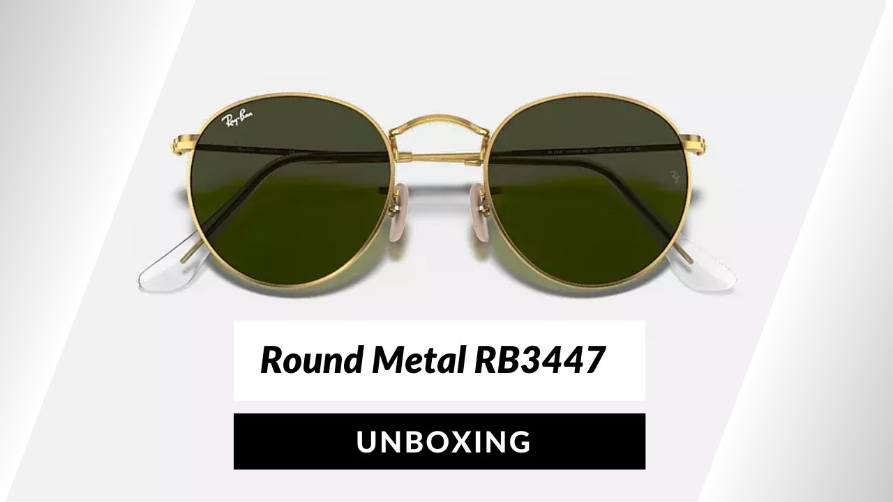 Unboxing Ray-Ban RB3447 Icon Round Metal