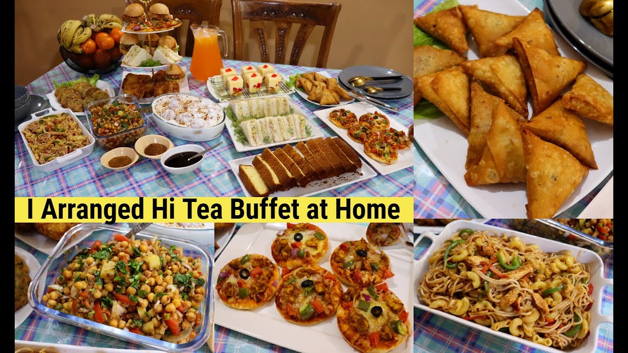 How I Arranged 11 Dishes Hi Tea Buffet at Home 😍😍 | High Tea Party Ideas By Tasty Food with Maria