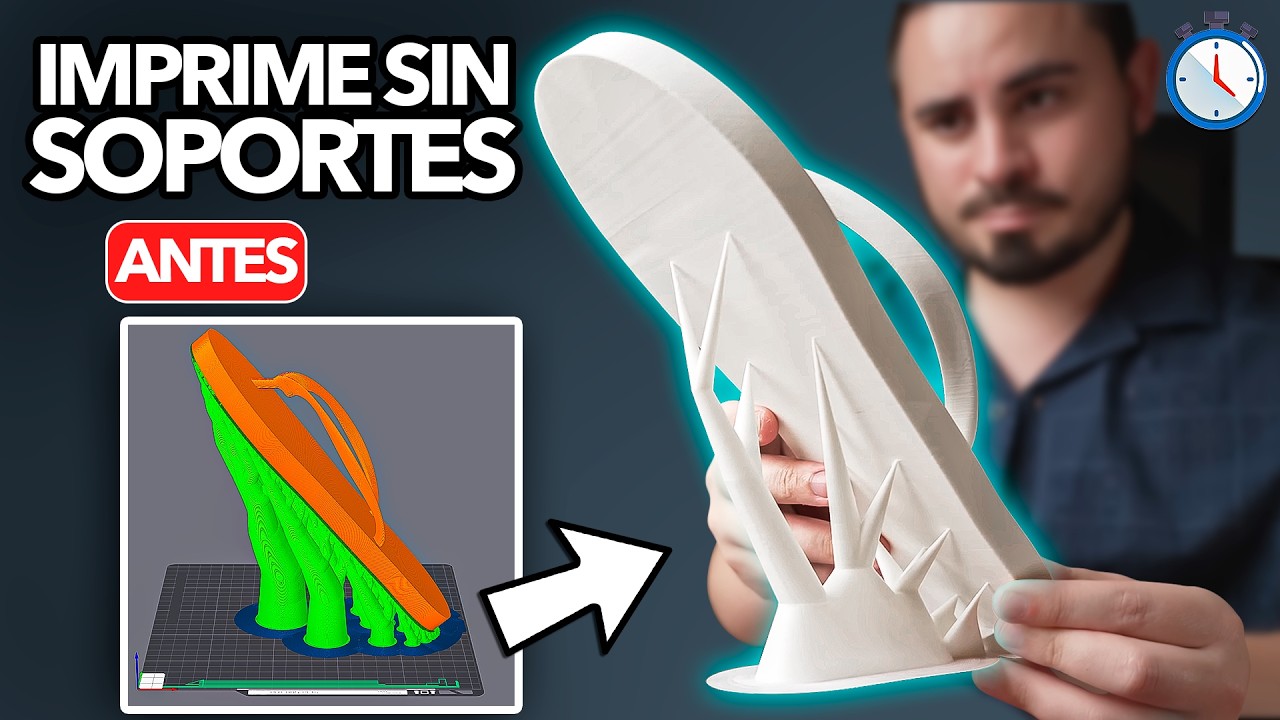 7 TRUCOS para Imprimir en 3D SIN SOPORTES (&iexcl;Ni el Slicer lo Cree!)