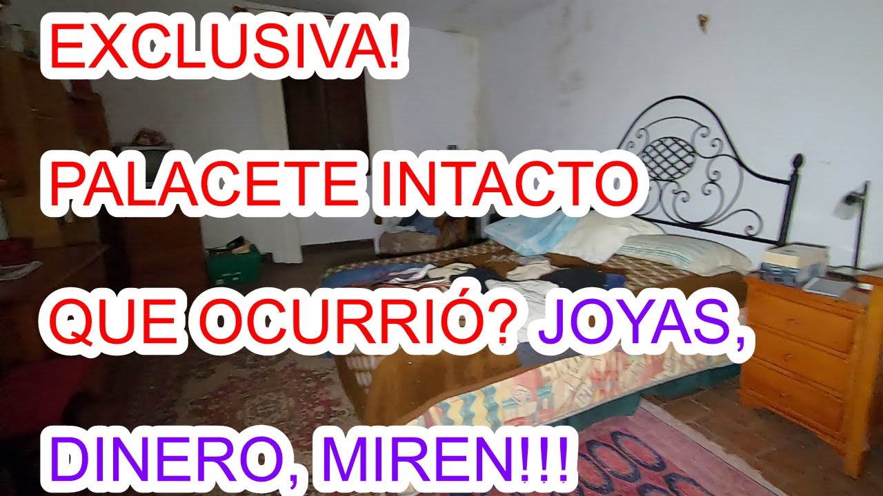 EXCLUSIVA!  PALACETE CON JOYAS, DINERO, PORQUE LO ABANDONAN? URBEX WOMAN