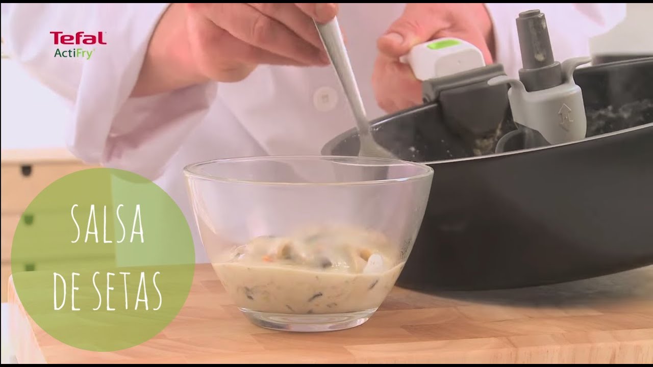 Receta con Tefal Actifry | Salsa de setas