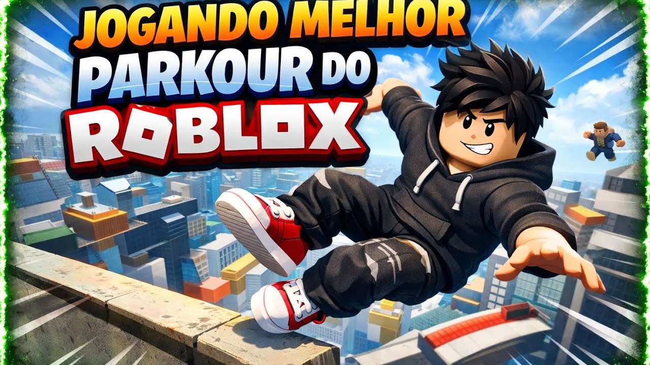 🇧🇷TENTEI ZERAR o MELHOR PARKOUR do ROBLOX 😱🏃‍♂️ (DEU MUITO RUIM 😂)