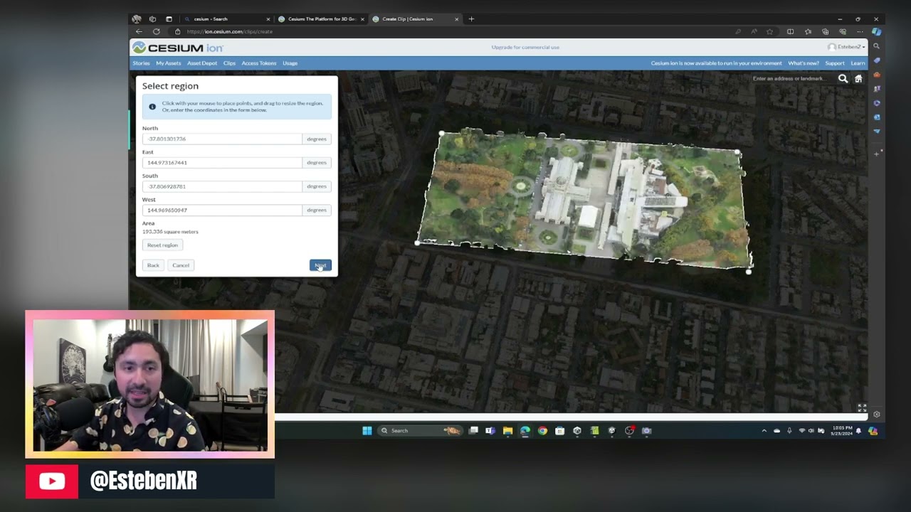 Importing Offline Geospatial Data into Unity Engine - Cesium Ion