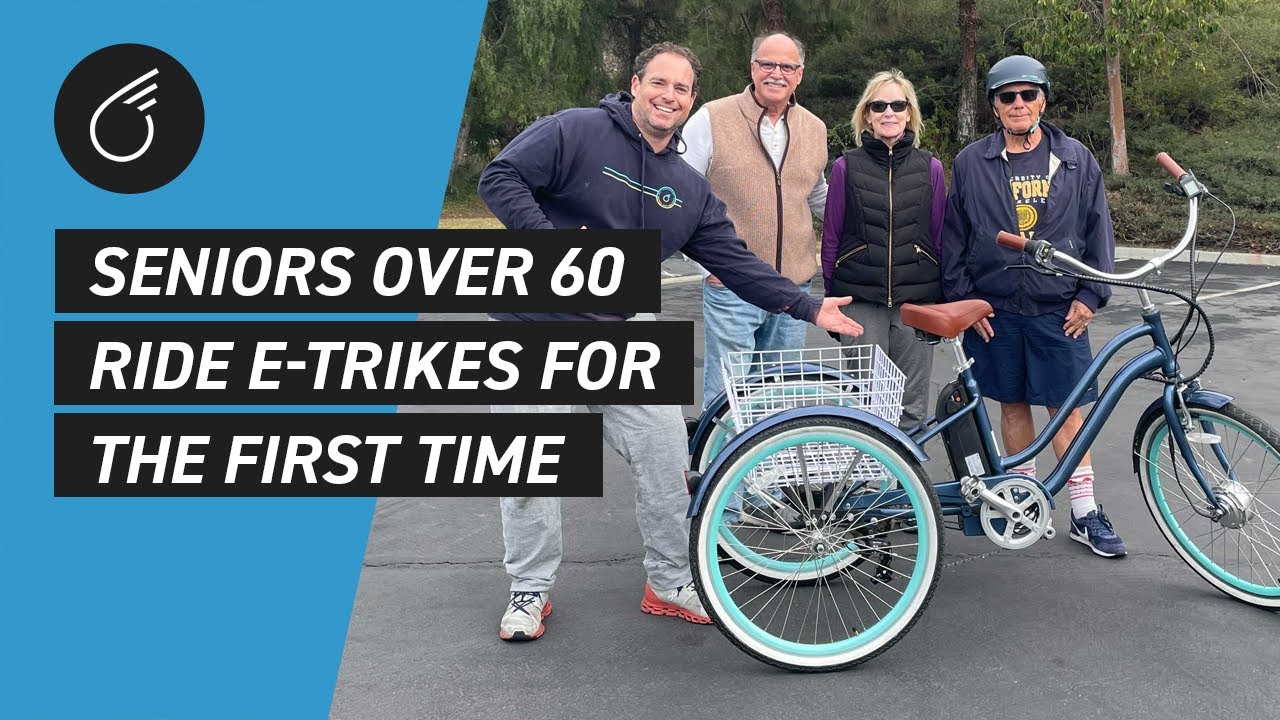 Seniors Over 60 Ride Electric Tricycles For the First Time
