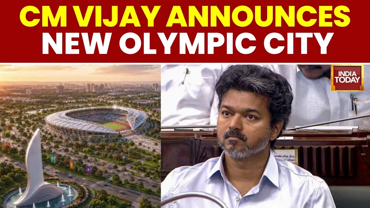 Olympic City in Chennai, Dedicated Motorsports City Announced | CM Vijay | Tamil Nadu Politics | TVK