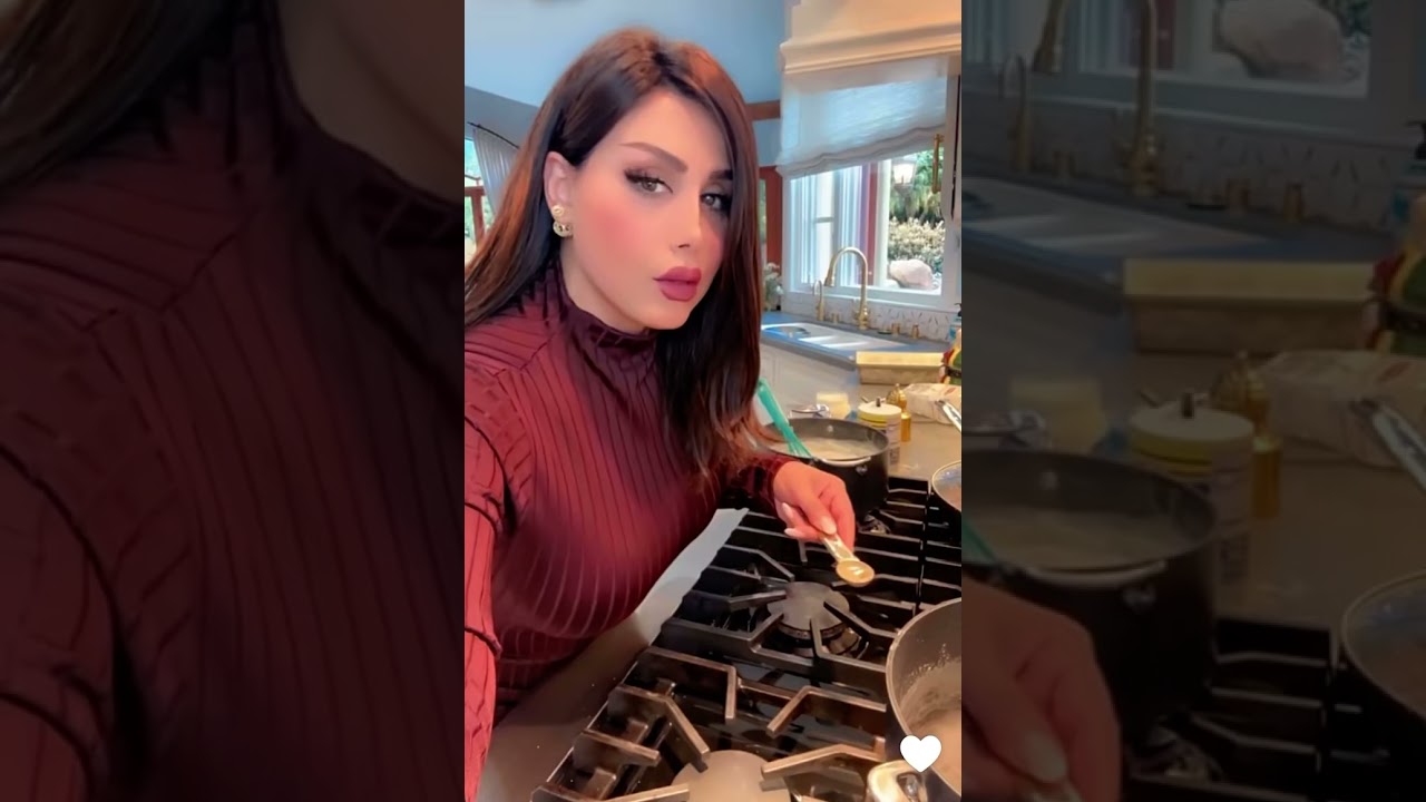 هند القحطاني تسوي معكرونة بالبشاميل 😍