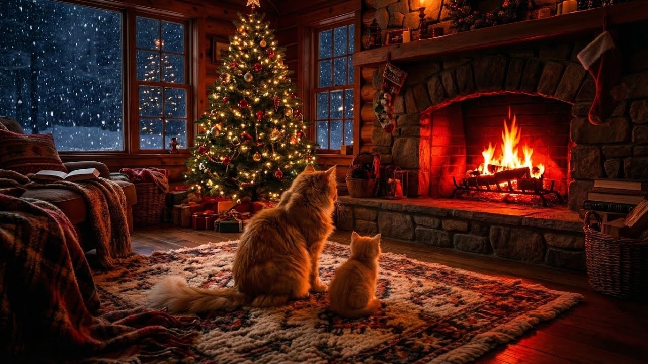 Pure peace Cozy Ambience with Ginger Cat (45 Mins)