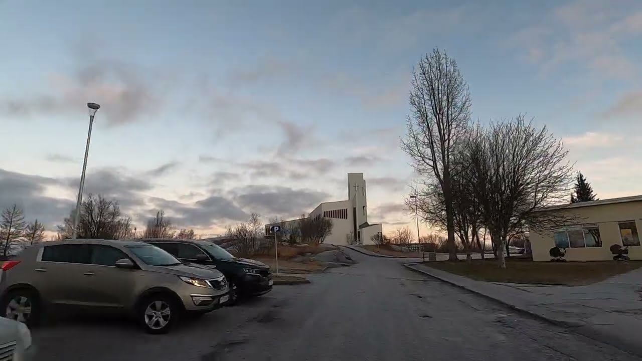 Islande Egilsstadir Centre ville Gopro / Iceland Egilsstadir City center Gopro