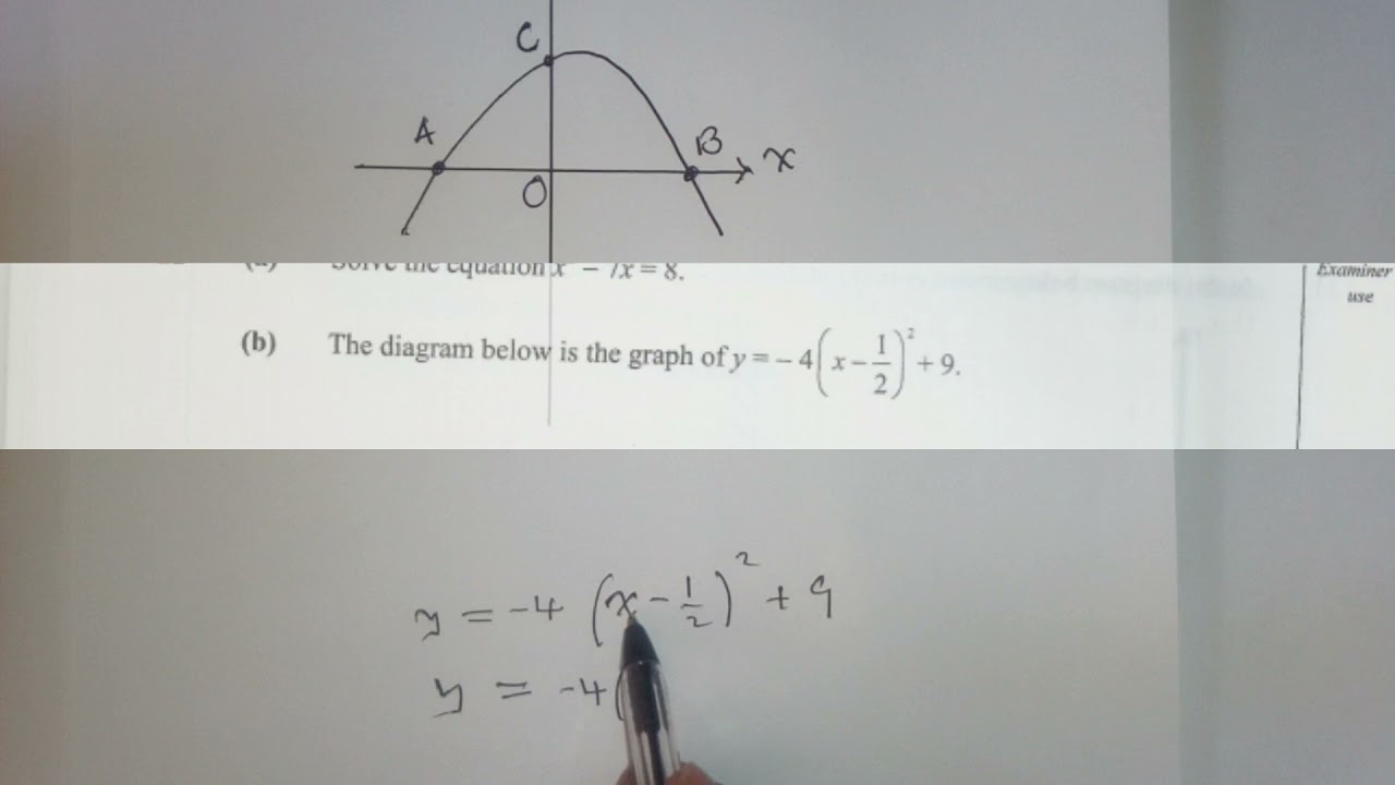 (question 22 - 23) 2020 GCE mathematics paper 1 solutions