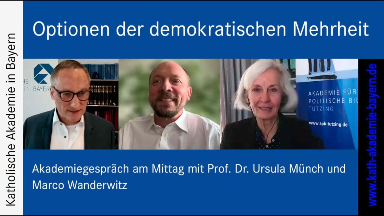 Ursula Münch und Marco Wanderwitz: Optionen der demokratischen Mehrheit