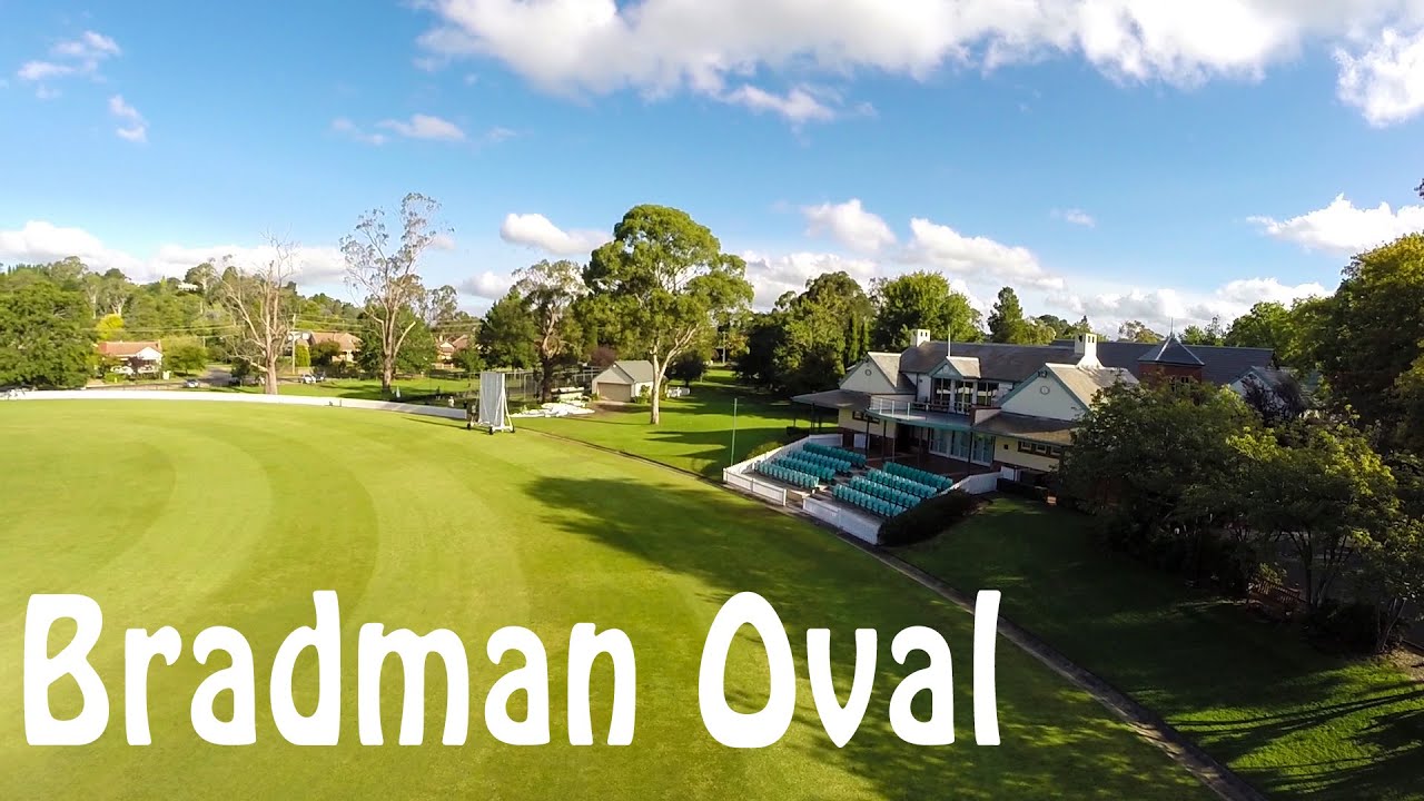 Bradman Oval - Cricket World Cup 2015 Tribute Aerial Flyover
