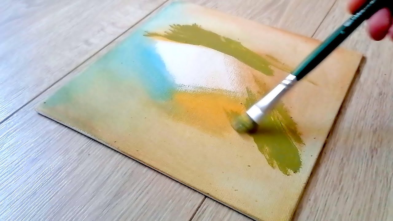 What if Paint Abstract like Fernando Zobel | Acrylic on Canvas | Work 