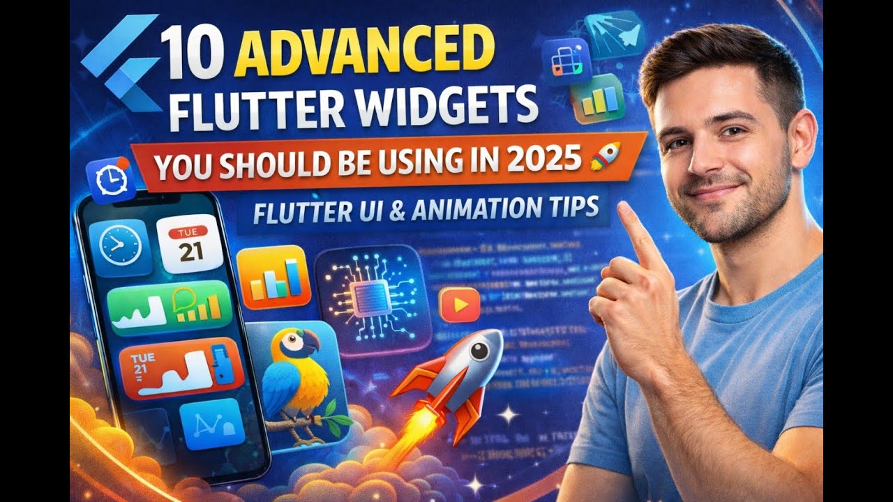 10 Advanced Flutter Widgets You Should Be Using in 2025 🚀 | Flutter UI & Animation Tips