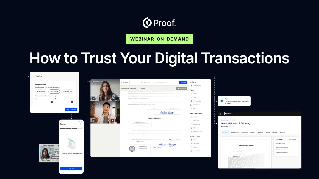 How To Trust Your Digital Transactions