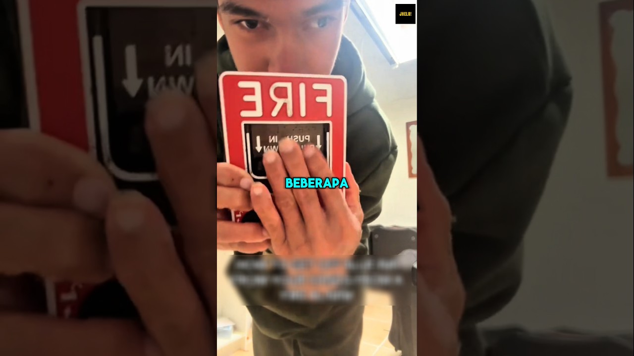 Ternyata Alarm Kebakaran Sekolah Nggak Bisa Sembarangan di Tekan
