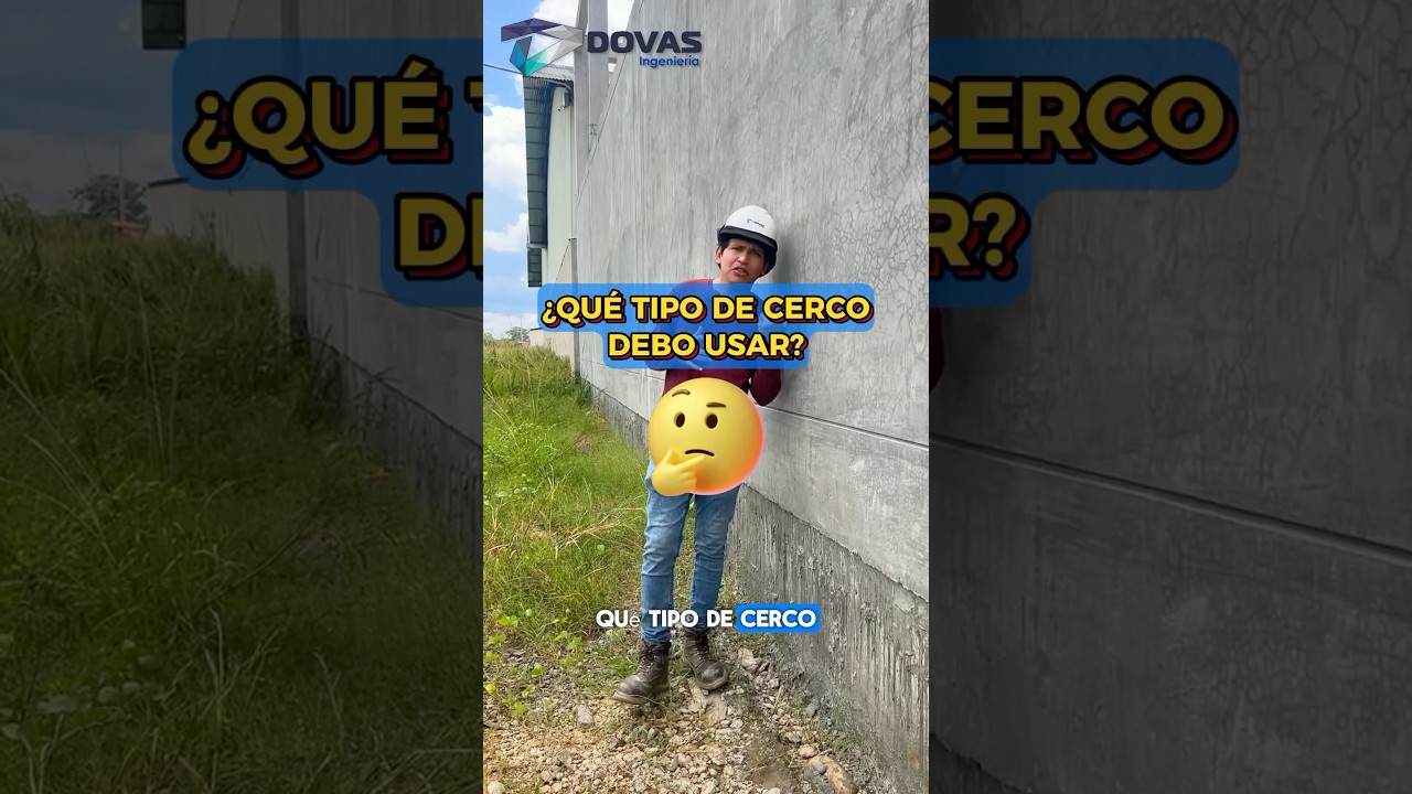 👷&zwj;♂️TIPO DE CERCOS PARA TERRENOS. #pucallpa #constructora #cerco #ingenieriacivil