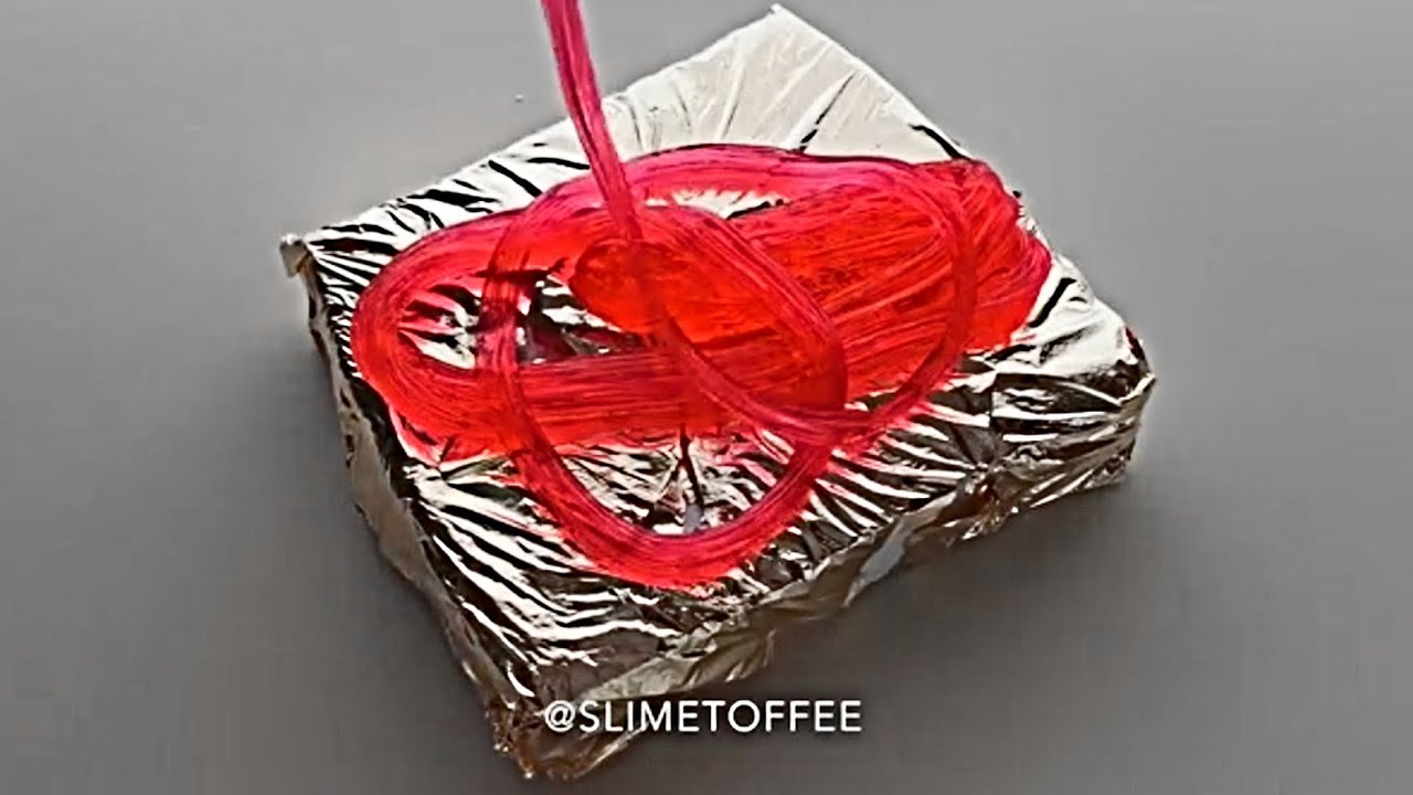 GOLD Foil Slime Mixing - Satisfying Slime ASMR!!!