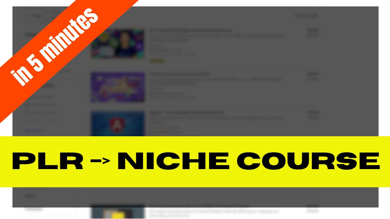 Quick Course Creation: Your 5-Minute Guide to Leveraging PLR Products