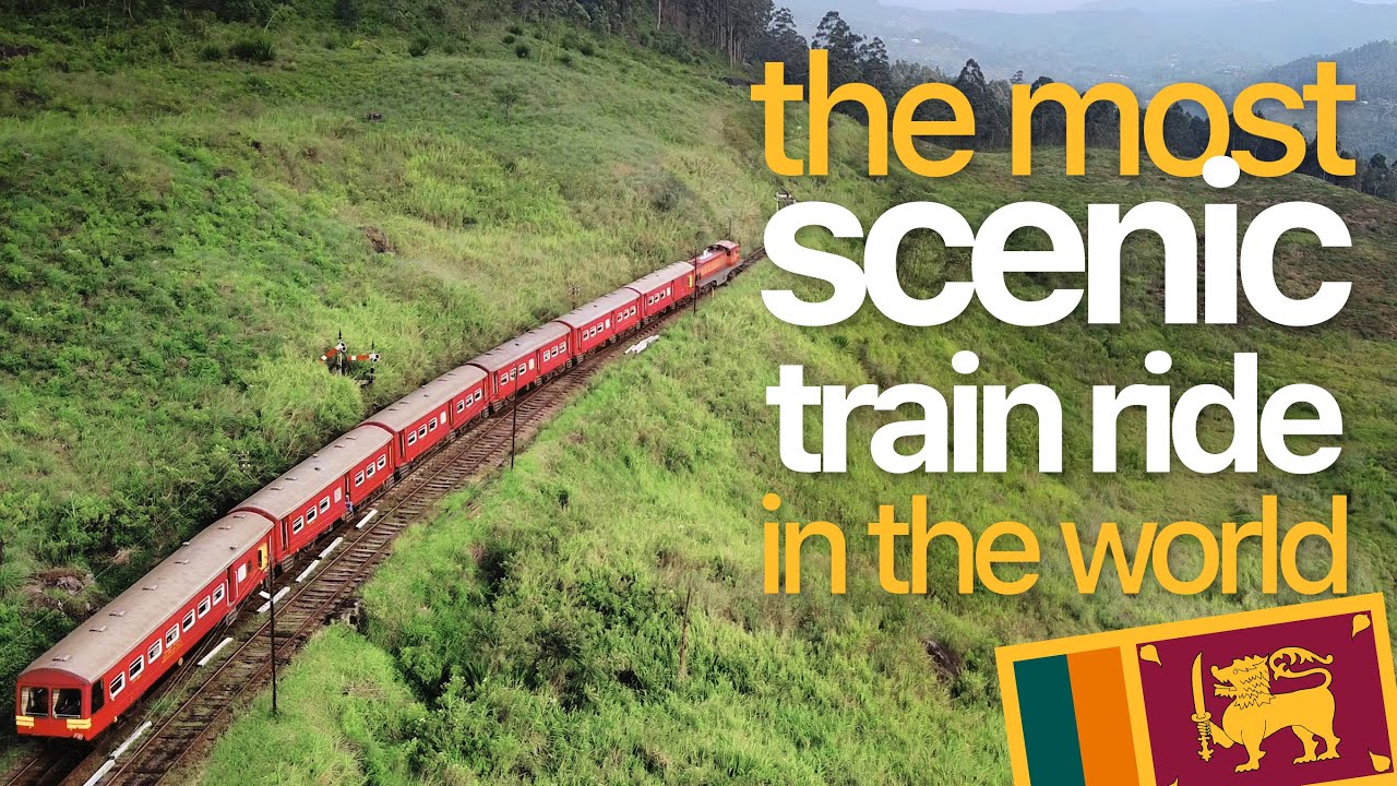 Udarata Menike උඩරට මැණිකේ | The most scenic train ride in the world - Cinematic Drone Footage 🇱🇰