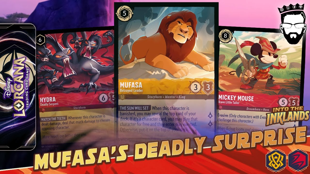 🟡🔴 LORCANA: MUFASA'S DEADLY SURPRISE (Ruby/Amber) 🟡🔴