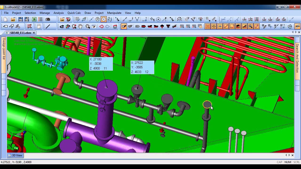 [EcoBlock] 3D based Dimensional Analysis S/W for Shipbuilding and Offshore_Create Control Elements.