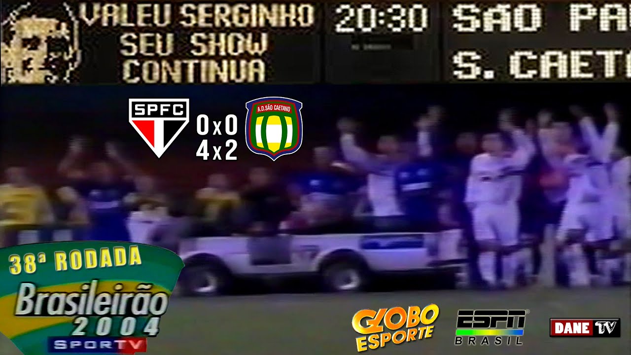 Brasileirão 2004 - São Paulo 4x2 São Caetano