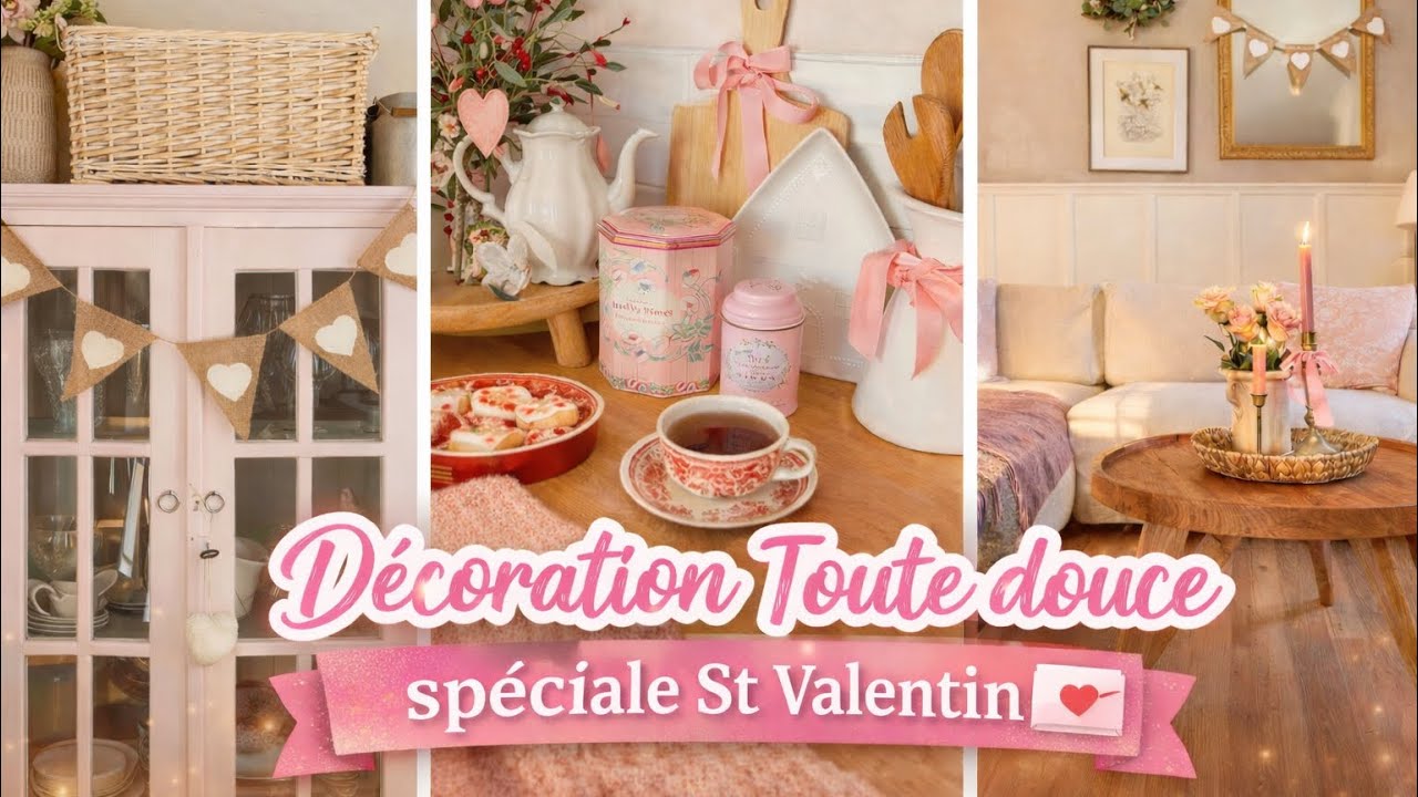 Décoration St Valentin 💌 recette facile biscuits poudre d’amandes 💛