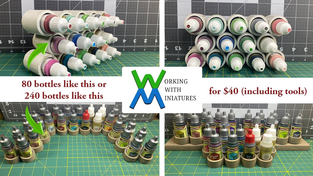 Let's Build Cheap & Easy Paint Stands for Dropper Bottles