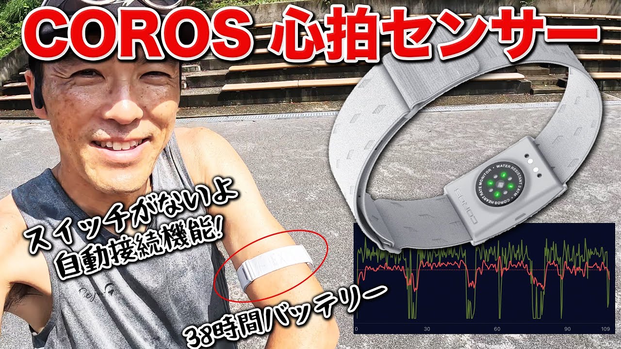 ［心拍センサー］COROSから腕に装着する心拍計が登場！（ランニングで活躍するハートレートモニター）