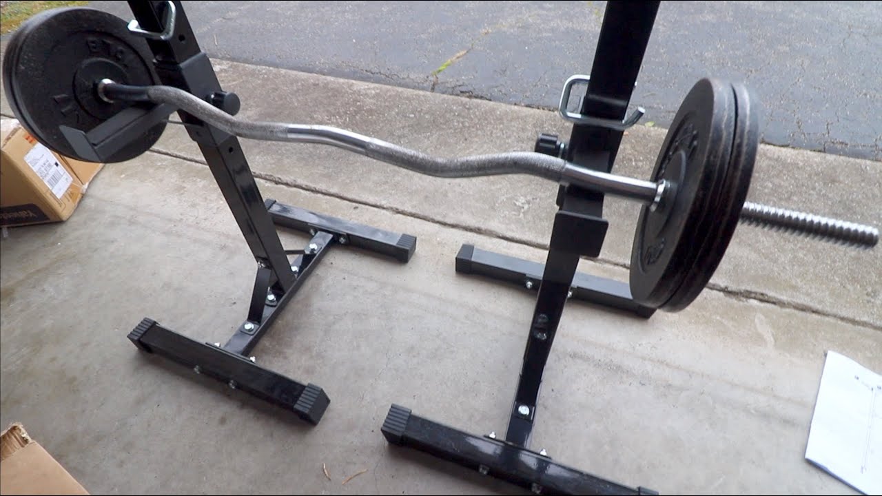 Yaheetech Pair of Adjustable Squat Rack (ASSEMBLY)