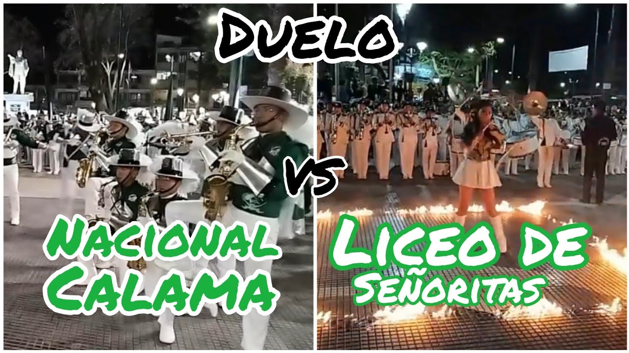 Duelo Nacional Calama💚 vs Liceo de Señoritas Oruro🖤 Festival de Bandas Quillacollo🇧🇴 2023