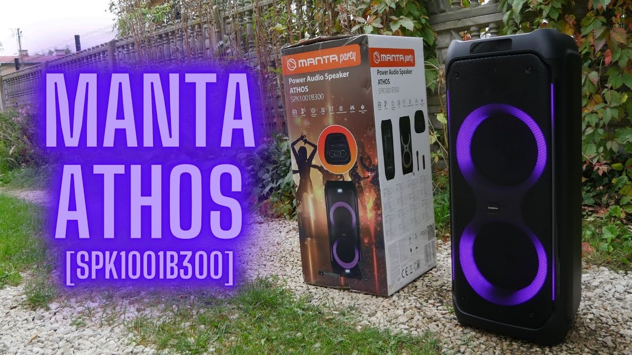 Manta ATHOS (SPK1001B300) - test imprezowego głośnika Power Audio