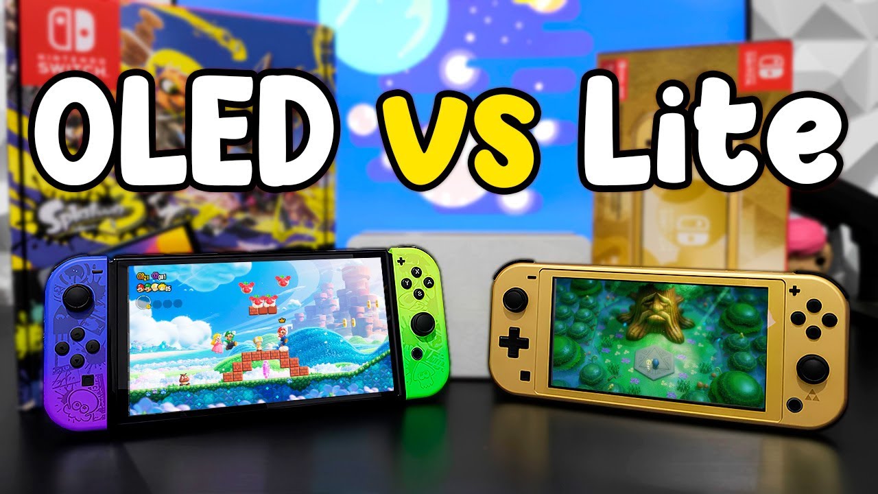 Switch Lite ou Switch OLED? Qual é Melhor? (2025)