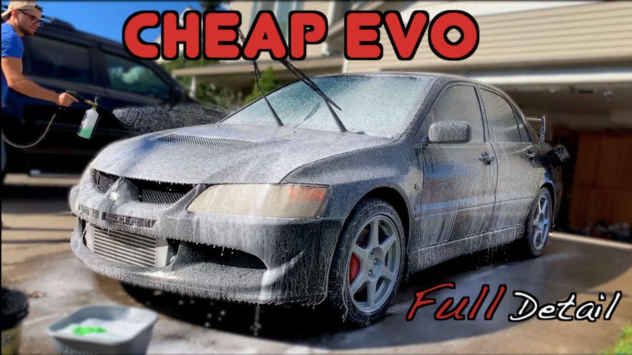 Детейлинг 20-летнего Mitsubishi Evo с сайта Craigslist — полная коррекция покраски