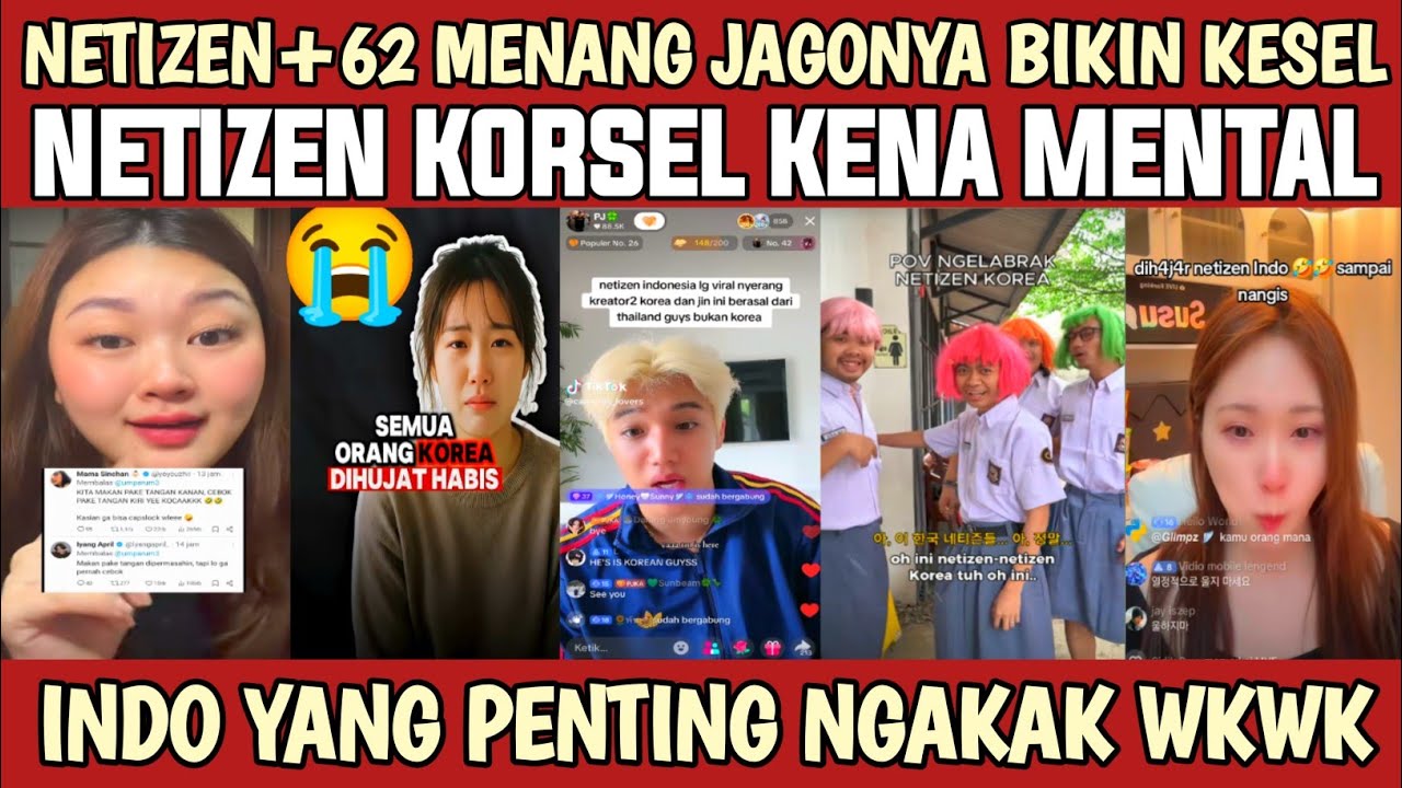 ADA AJA GEBRAKANNYA EMANG KNETZ! WAR KOMENT TERGONG ANTAR NEGARA, AUTO NANGIS 