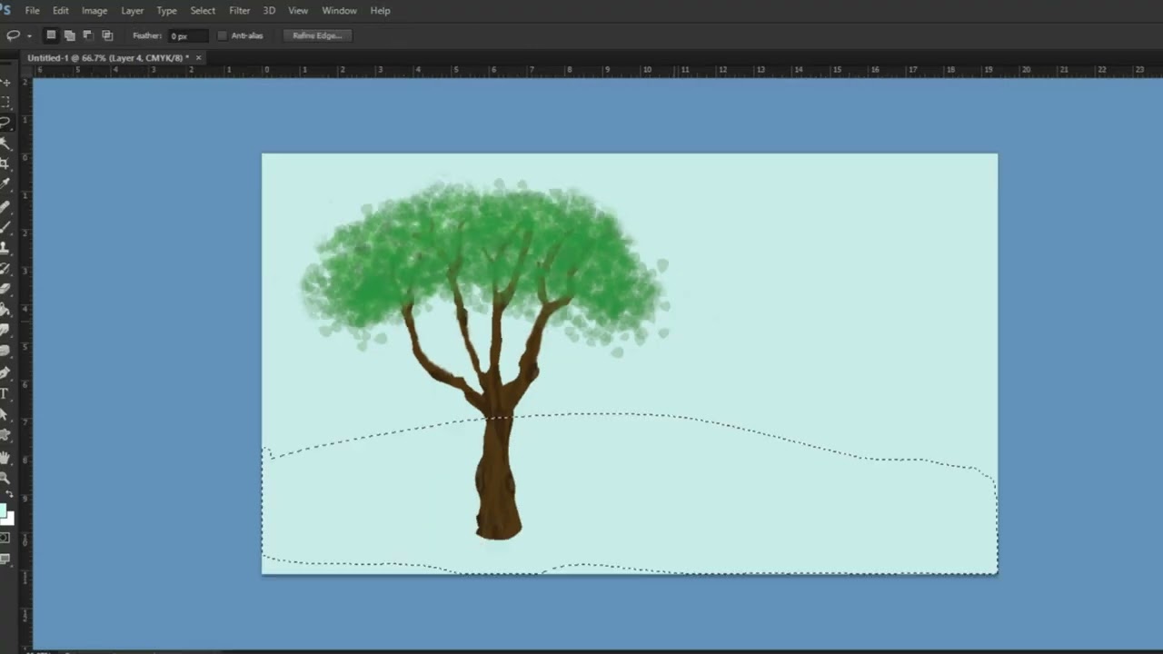How to draw using photoshop part 2