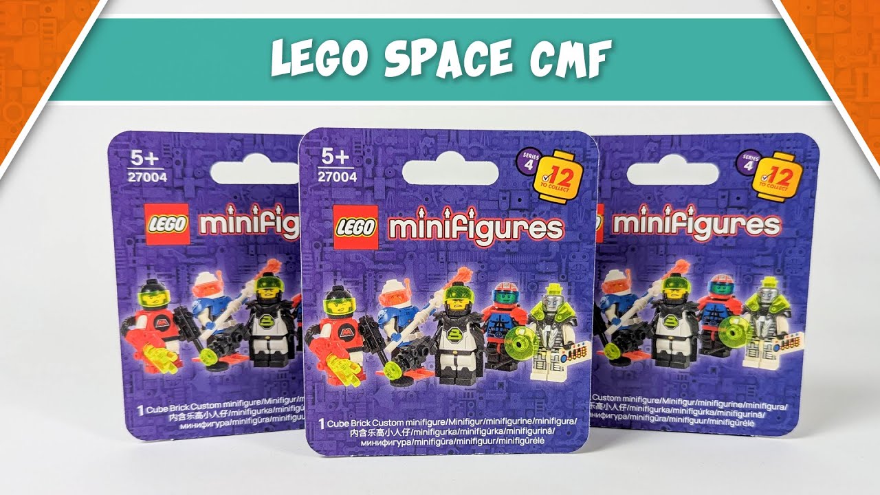 LEGO Space CMF, который они должны были ВЫПУСТИТЬ! | Распаковка кастомных минифигурок
