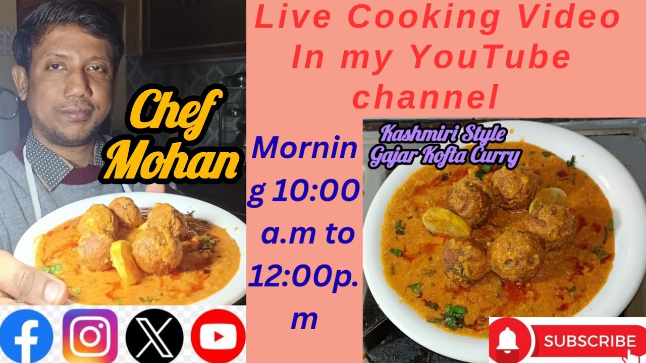 GJKR IS LIVE lहांडी आलू मटर,गाजर कोफ्ता करी lLive Stream Video lLive Cooking Video#verticallivefeed 