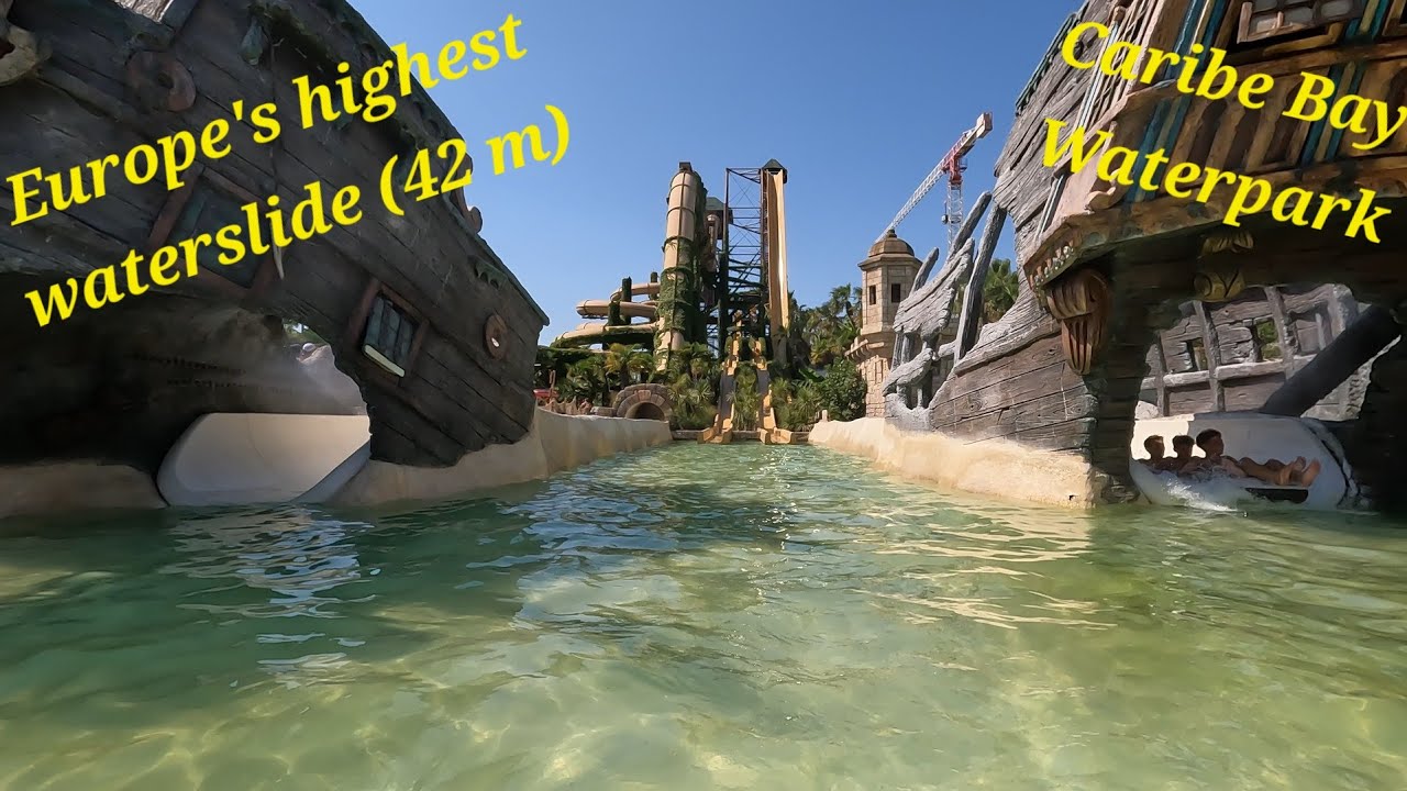 Caribe bay - Aquapark - Összes csúszda (Európa legmagasabb vízicsúszdája - 42 m!) - Jesolo - Velence