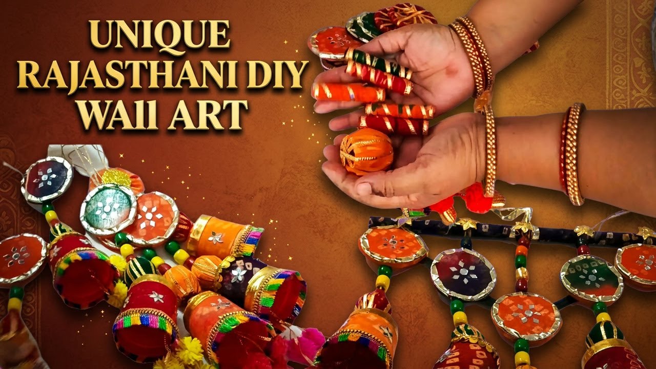 Rajasthani Diwali DIY: Transform Your Walls with this Unique Art!