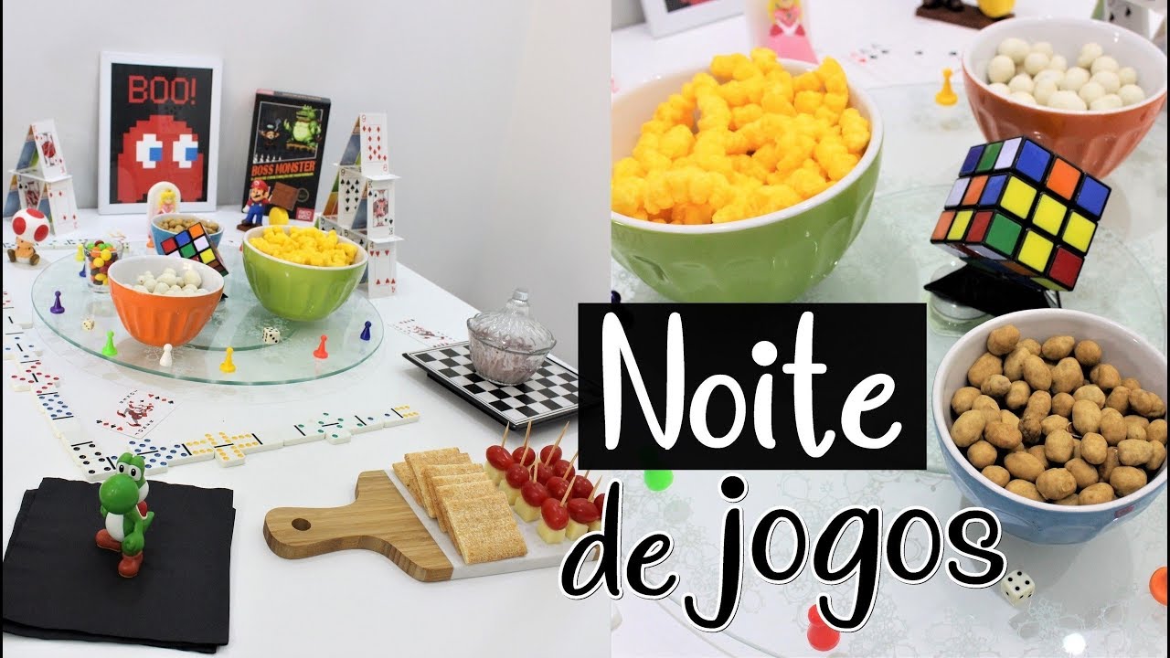 NOITE DE JOGOS: Recebendo em casa!