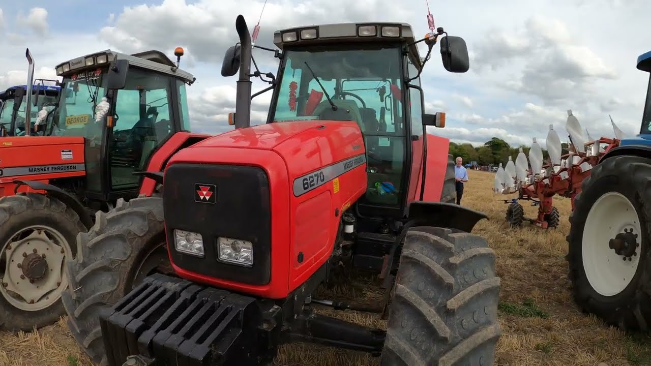 2001 Massey Ferguson 6270 6.0 Litre 6-Cyl Diesel Tractor (100 HP) Burton Ploughing Match 2025