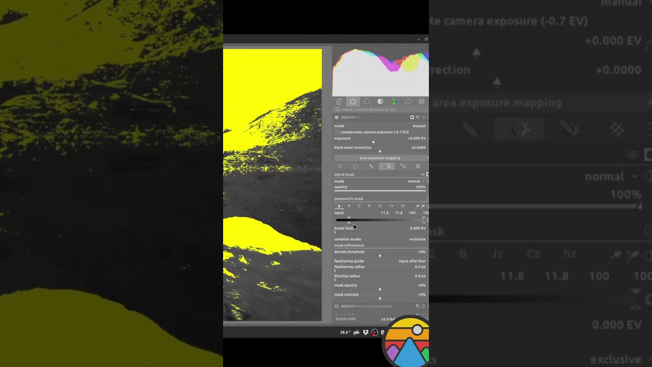 Выделить небо в Darktable невероятно просто! #darktable #landscapephotography #tutorial #lightroom