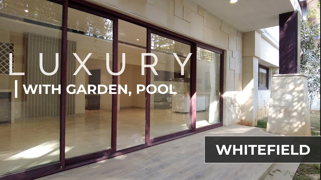 Villas with Garden, Swimming Pool | Luxury 5 BHK Villas in Whitefield Bangalore