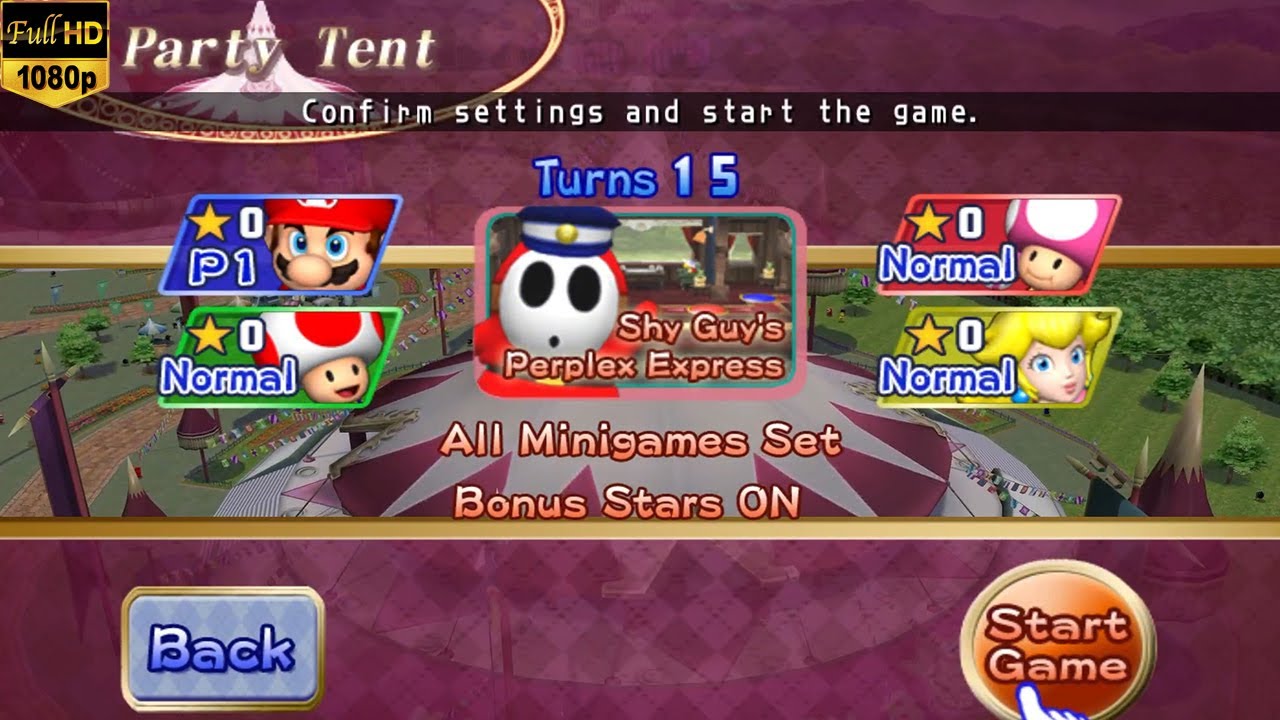 Mario Party 8 - Battle Royale - Shy Guy's Perplex Express - Mario vs Peach vs Toadette vs Toad