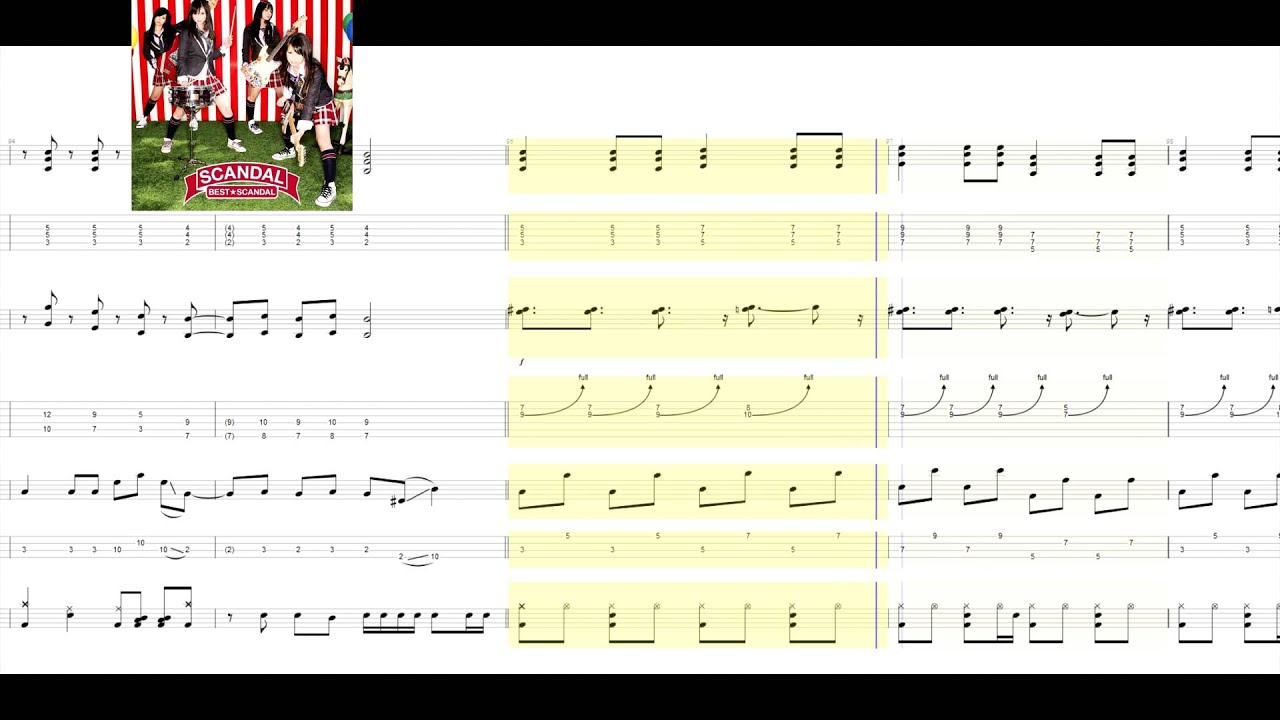 SCANDAL - SCANDAL BABY [TABS] [譜]
