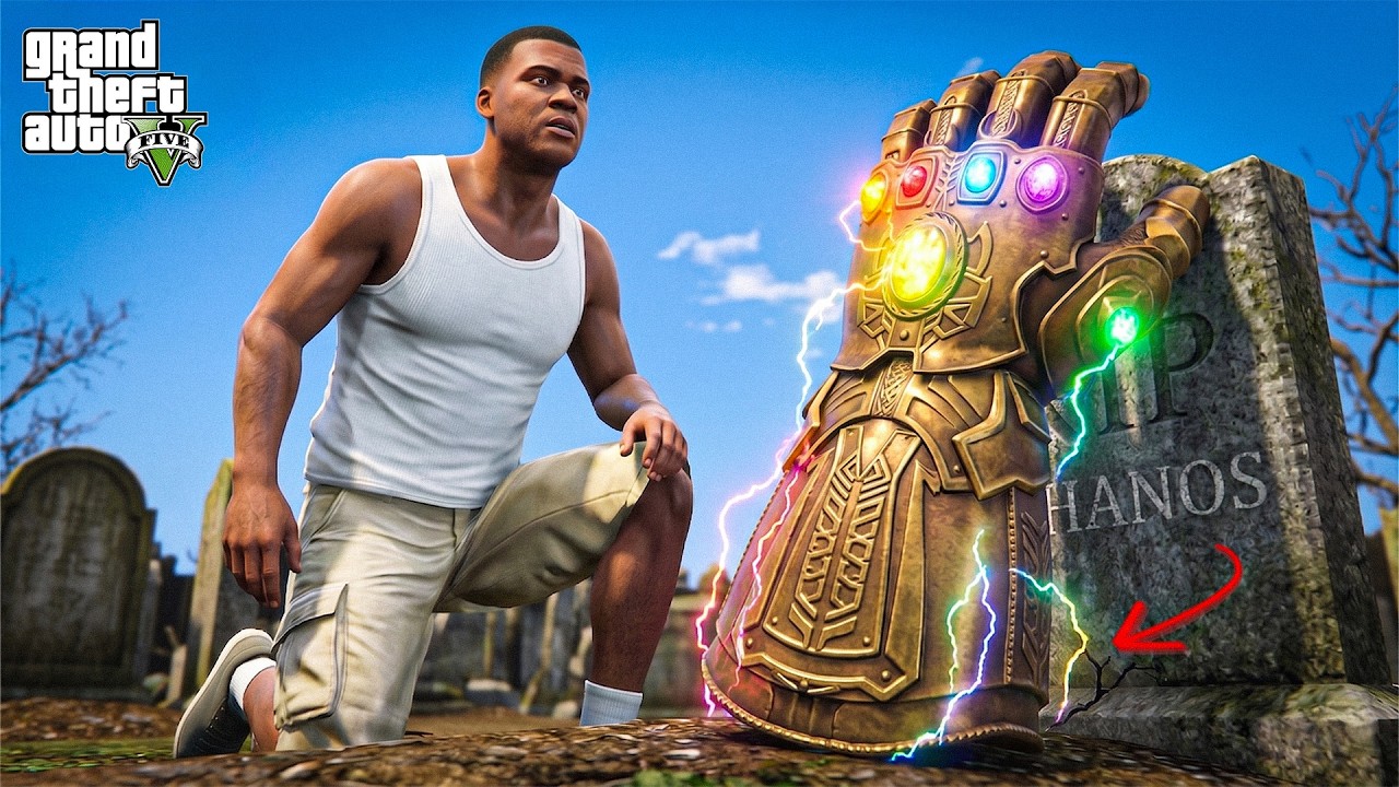 Franklin Restoring An Abandoned Thanos Infinity Gauntlet in GTA 5 ! (GTA 5 mods)