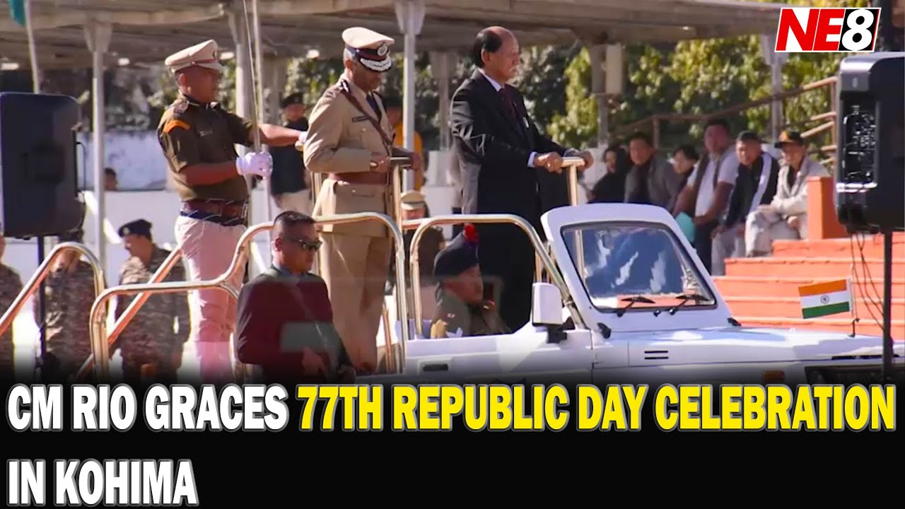 CM RIO GRACES 77TH REPUBLIC DAY CELEBRATION IN KOHIMA