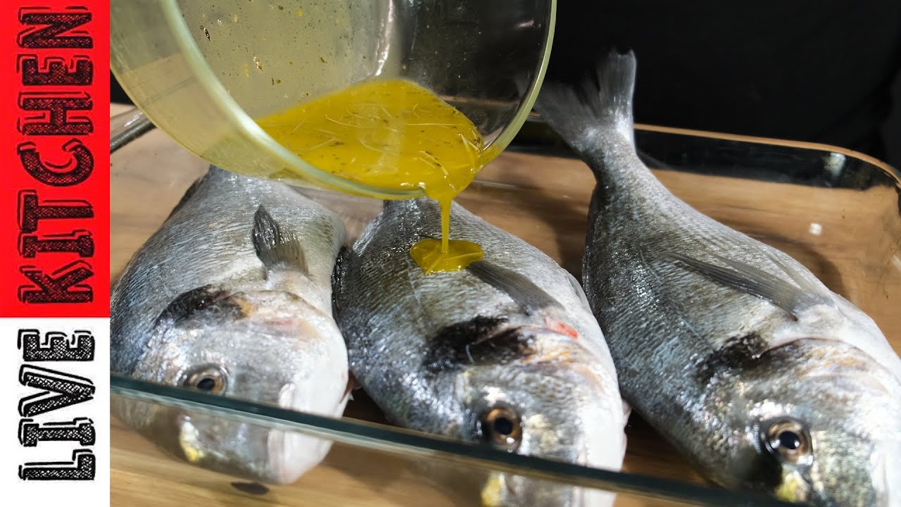 Он такой вкусный, что готовлю его почти каждую неделю! Маринованная дорада с овощами!