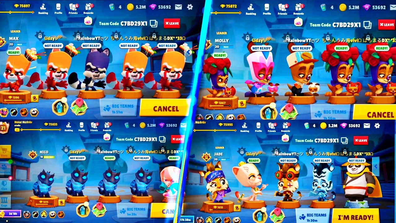 Nico Jade & Molly Duo Went Absolutely Crazy Zooba Squad